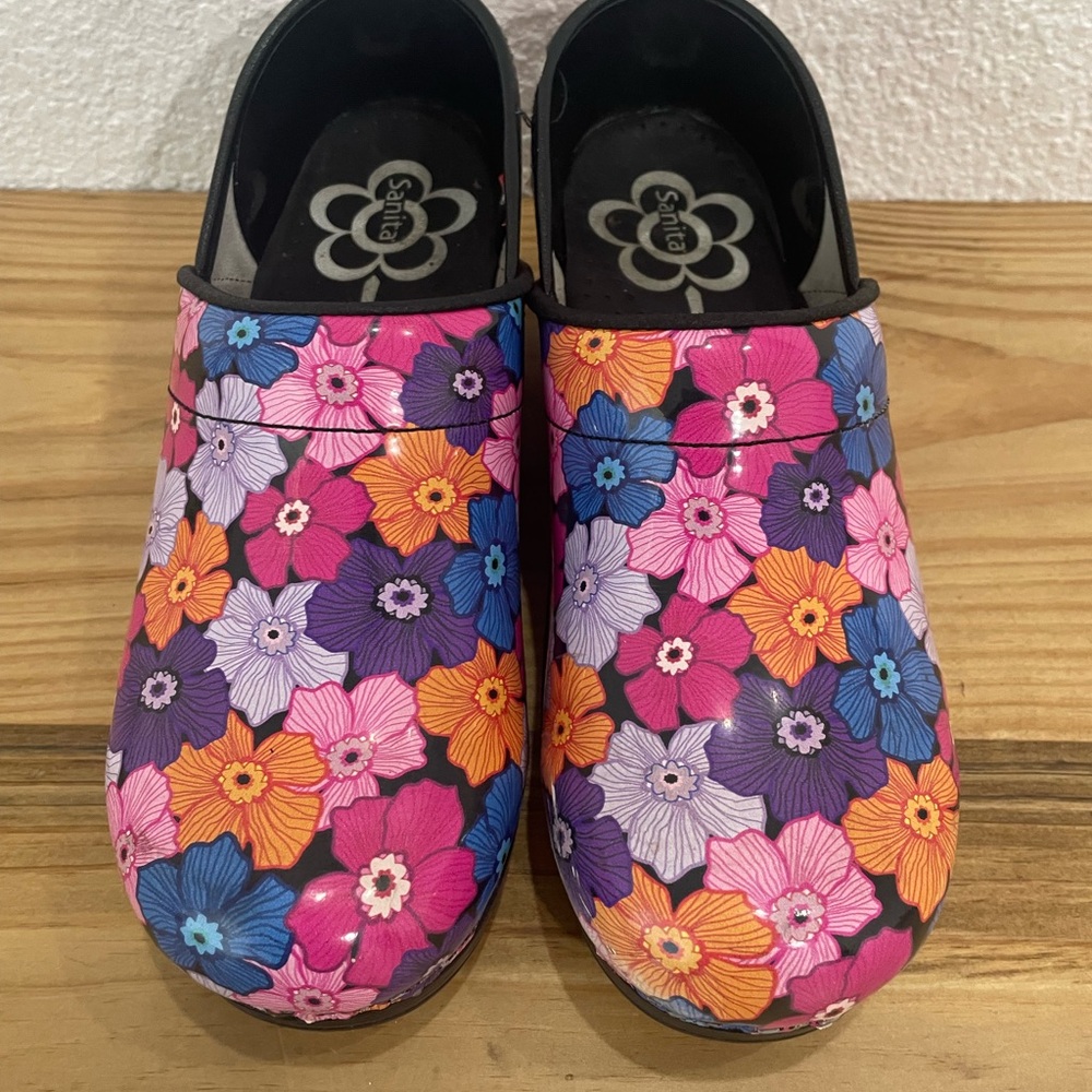 SANITA SMART STEP PRO MELROSE 476686 PATENT CLOG (38) US 7.5